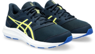 UNISEX JOLT 4 GRADE SCHOOL ASICS Yellow Grade Blue/Glow | School (1-7) | | French