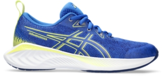 GEL CUMULUS 25 GRADE SCHOOL Kids Illusion Blue Glow Yellow Kids Grade School Shoes ASICS United States