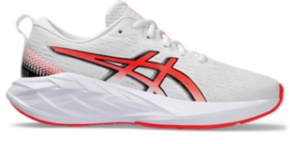 Men's NOVABLAST 4, White/Sunrise Red, Running