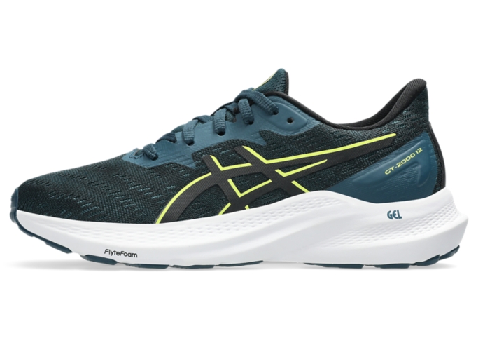 シューズ ASICS GT-2000 12 EXTRAWIDE 27.0 GT-2000 12 GS | Kids | TRANQUIL TEAL/CITRON | Kids' Running Shoes