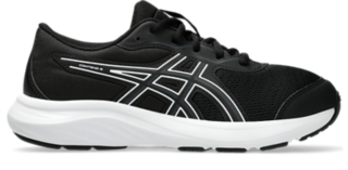 CONTEND 9 GRADE SCHOOL Kids Black White Kids Running Shoes ASICS United States