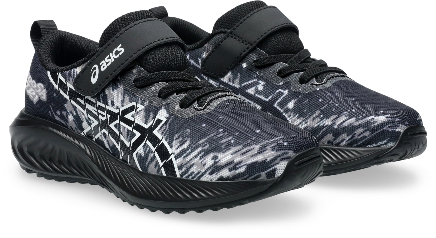 Детские кроссовки ASICS Pre Noosa Tri 16 Pre-School, цвет: Чёрный / Белый — фото 2