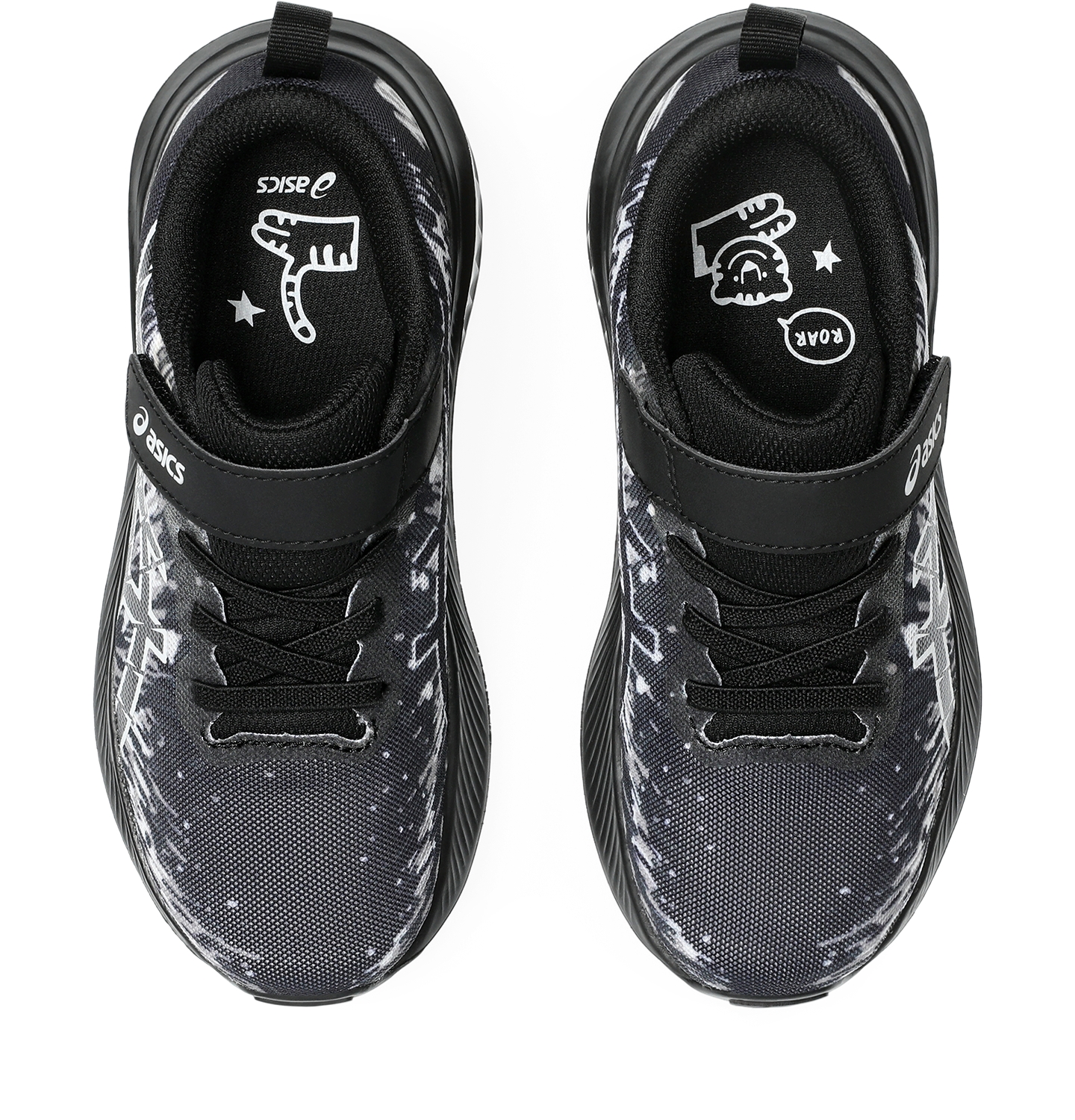 Детские кроссовки ASICS Pre Noosa Tri 16 Pre-School, цвет: Чёрный / Белый — фото 6