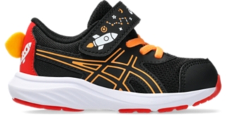 CONTEND 9 TS SCHOOLYARD Kids Black Orange Pop Kids Toddler Shoes K4 K9 ASICS Australia