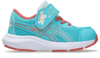 CONTEND 9 TS SCHOOLYARD Kids Energy Aqua Papaya Kids Toddler Shoes K4 K9 ASICS Australia