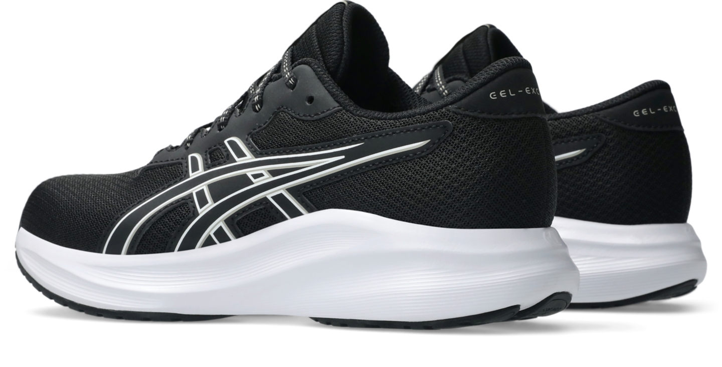 Детские кроссовки ASICS Gel-Excite 11 Grade School, цвет: Чёрный / Серый — фото 3