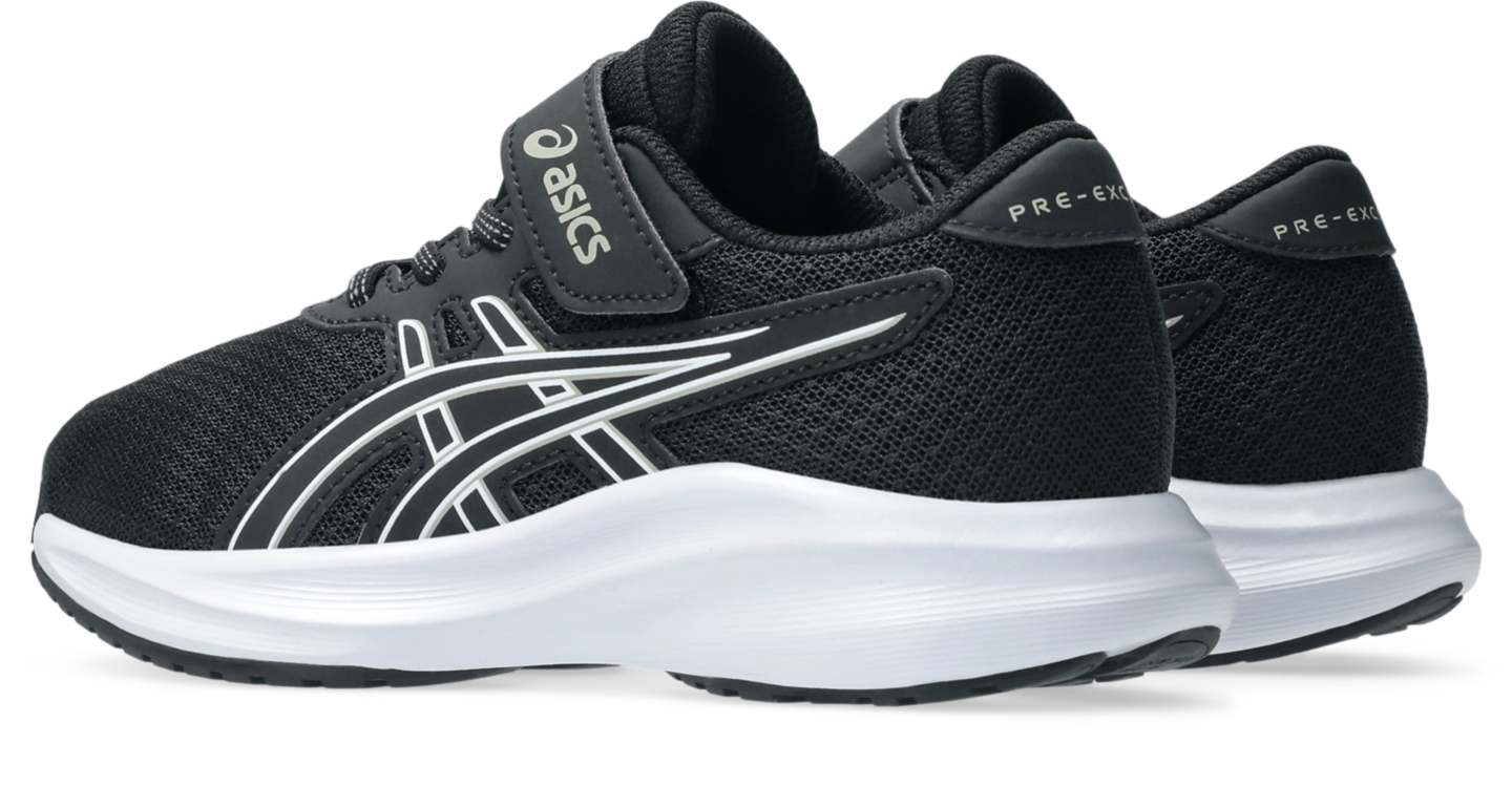 Детские кроссовки ASICS Pre-Excite 11 Pre-School, цвет: Чёрный / Серый — фото 3