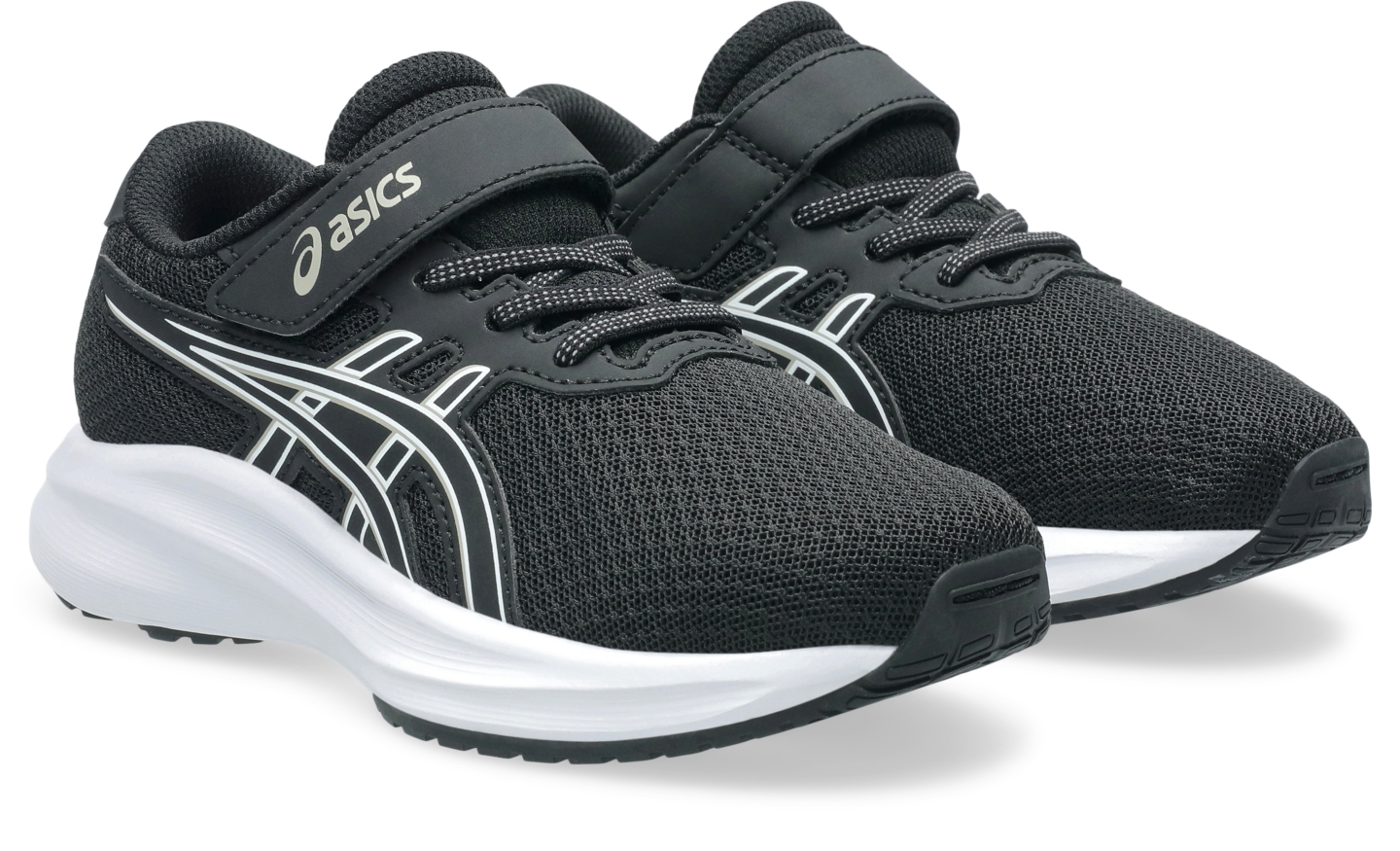 Детские кроссовки ASICS Pre-Excite 11 Pre-School, цвет: Чёрный / Серый — фото 2