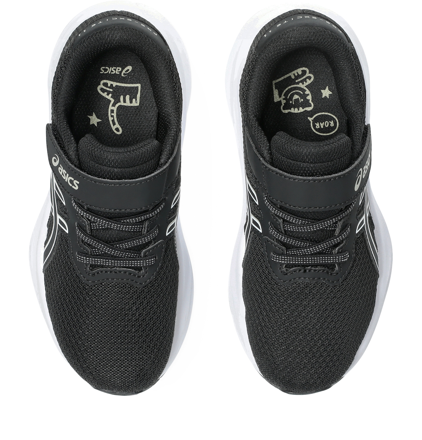 Детские кроссовки ASICS Pre-Excite 11 Pre-School, цвет: Чёрный / Серый — фото 6