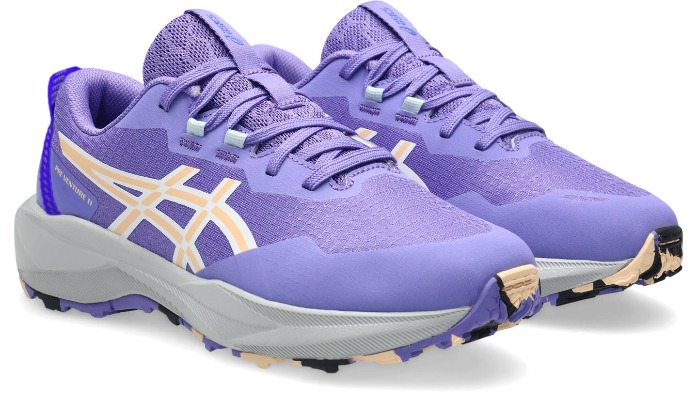 Детские кроссовки ASICS Pre Venture 11 Grade School, цвет: Аметистовый / Абрикосовый — фото 2