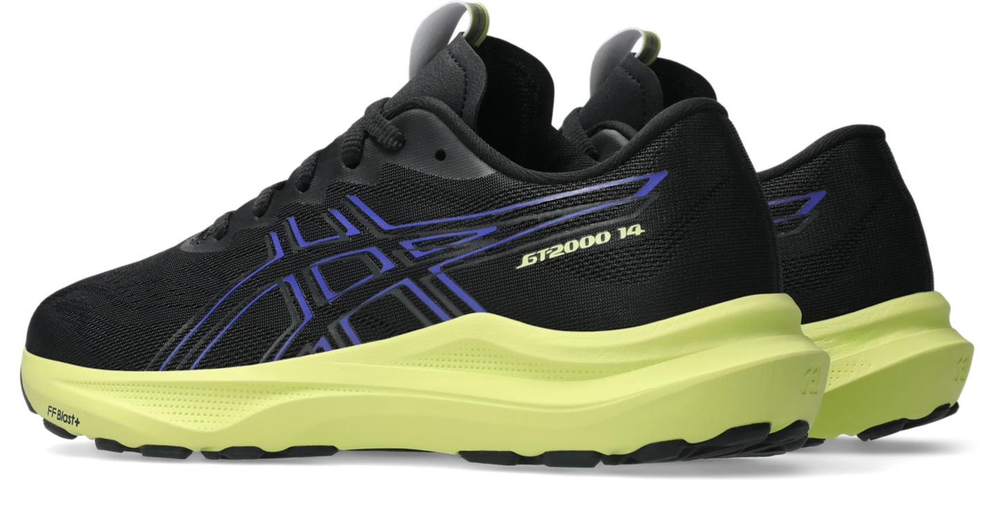 Детские кроссовки ASICS GT-2000 14 Grade School, цвет: Чёрный / Кобальтовый — фото 3