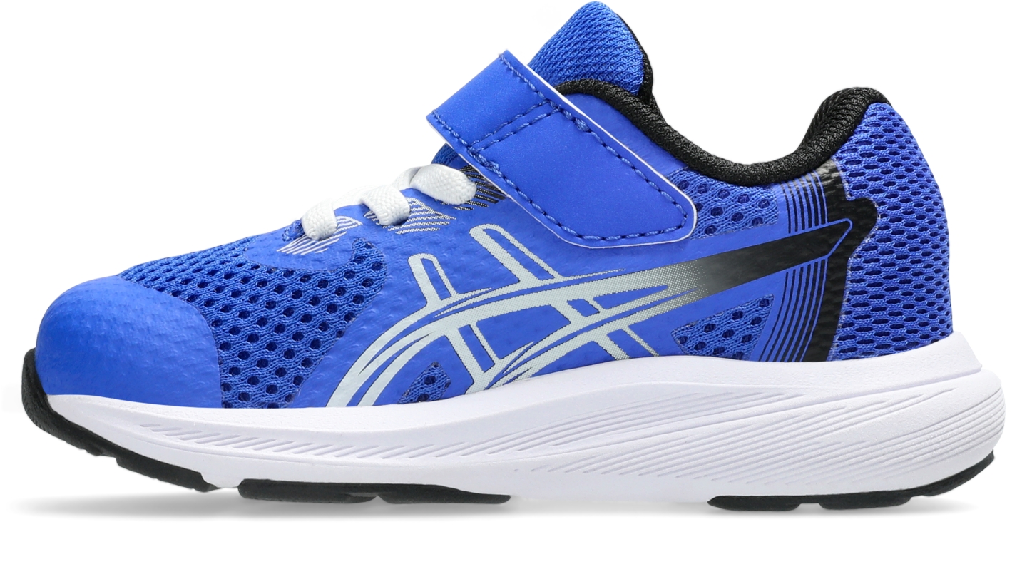 Детские кроссовки ASICS Contend 10 Toddler Size, цвет: Неоновый синий / Белый — фото 4