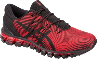 Men s GEL Quantum 360 4 Red Alert Black Sportstyle Shoes ASICS