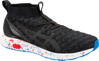 Men s HyperGEL KAN Black Directoire Blue Sportstyle Shoes ASICS