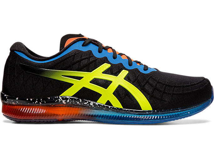 Image 1 of 7 of Men's Black/Safety Yellow GEL-Quantum Infinity Men's Sportstyle Shoes