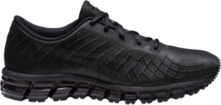 all black asics runners