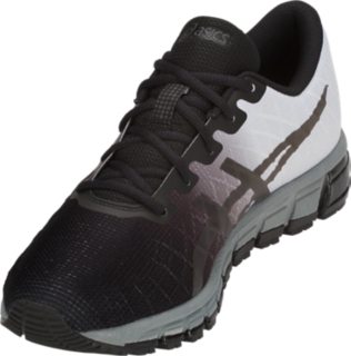 Men s GEL QUANTUM 180 4 Black Dark Grey Sportstyle Shoes ASICS