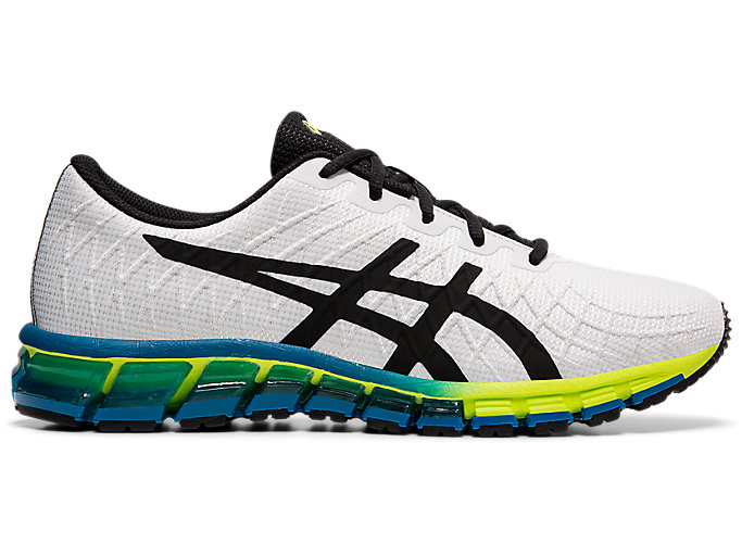 Men's GEL-QUANTUM 180 4 | White/Safety Yellow | Sportstyle Shoes | ASICS