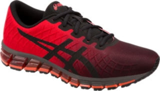 asics gel red and black