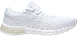 white asics running shoes