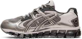 asics gel kayano silver