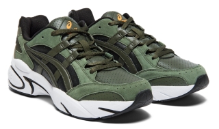asics gel bnd olive