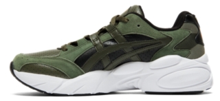 asics gel bnd olive