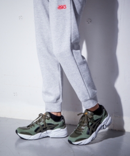 asics gel bnd olive