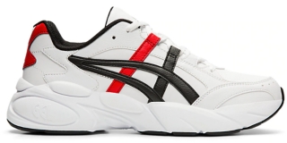 mens white asics shoes