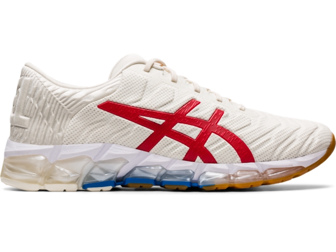 Red asics gel hot sale quantum 360 5