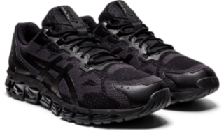 asics all black shoes