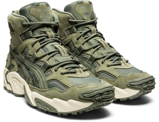 Men's GEL-NANDI HI | Lichen Green/Lichen Green | Sportstyle Shoes