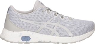 grey asics womens