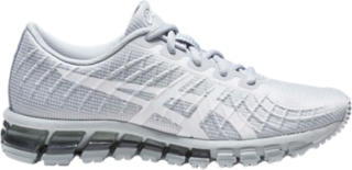 grey asics womens