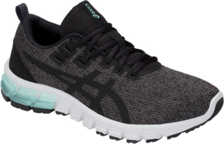 Black and shop grey asics womens