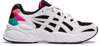 asics black and white womens