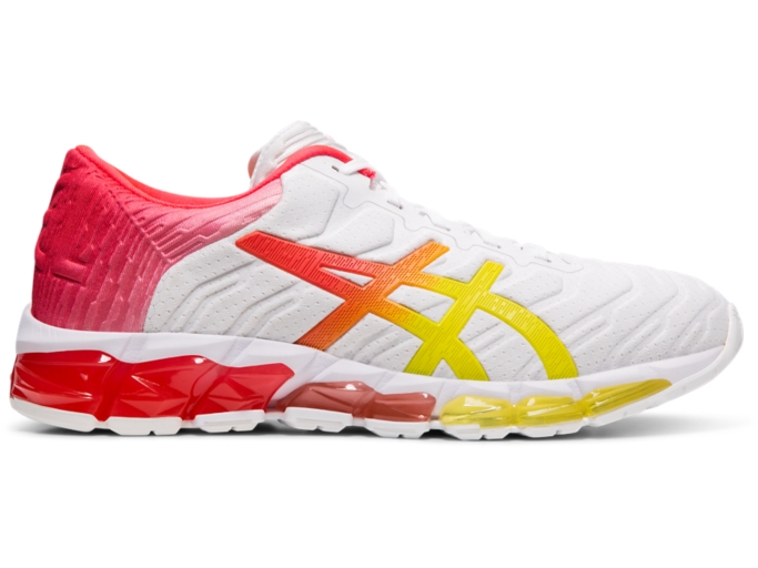 Tenis asics gel-quantum 360 2025 5 white/sour yuzu masculino