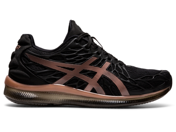 Asics gel quantum 90 2 outlet women's training shoes black/rose gold