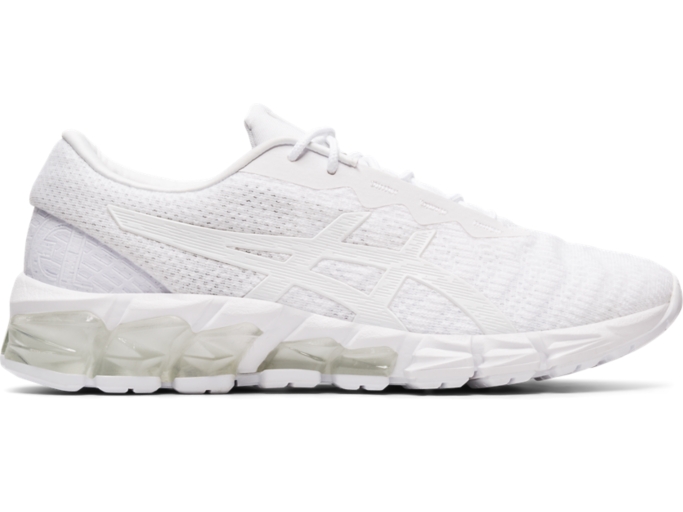 Asics all white on sale shoes