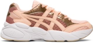 asics metallic pink