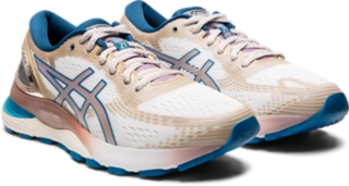 GEL NIMBUS 21 Women White Violet Blush Women s Running Shoes ASICS United States