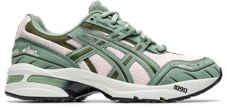 grey asics womens