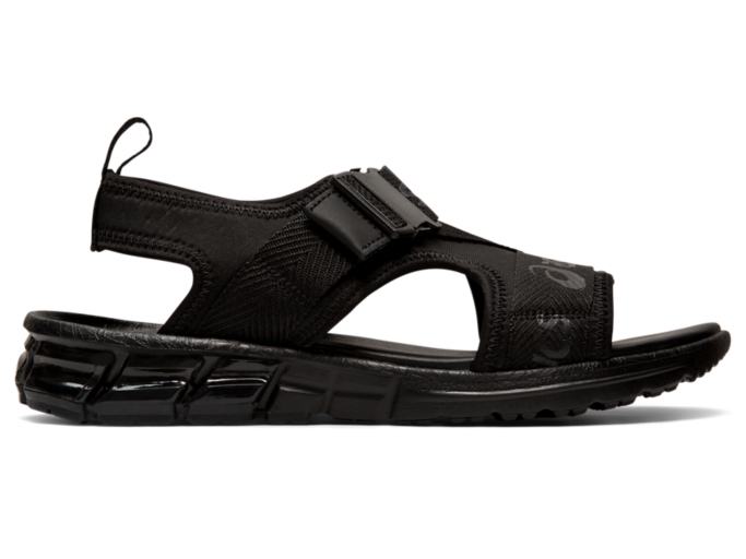 UNISEX GEL-Quantum 90 SD MID | Black/Black | Sandals & Slides 