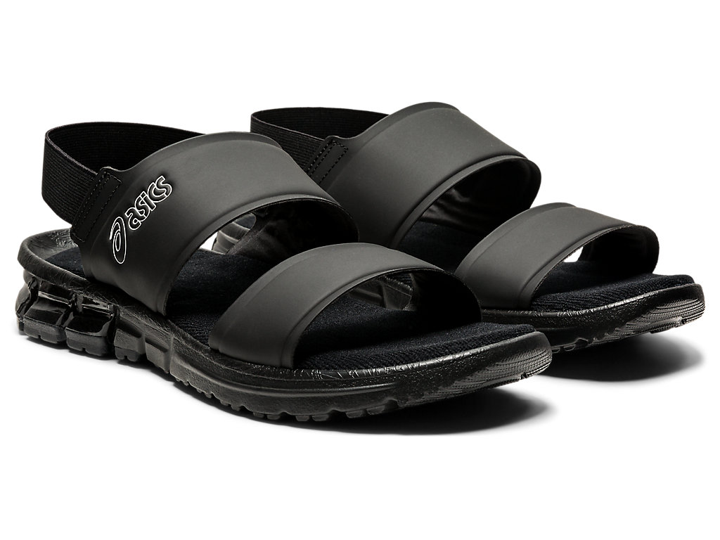 ASICS Unisex GEL-QUANTUM 90 SD FO Sportstyle Sandal (Black)