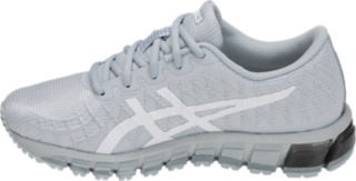 UNISEX GEL Quantum 180 4 GS Mid Grey White Grade School 1 7