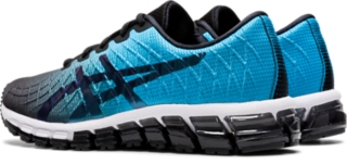 UNISEX GEL-Quantum 180 4 GS | Black/Island Blue | Grade School (1-7) | ASICS