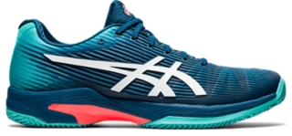 GEL-SOLUTION SPEED FF (HERRINGBONE) | Men | MAKO BLUE/WHITE | MENS TENNIS  SHOES | ASICS Australia