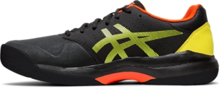 Men s GEL GAME 7 Black Sour Yuzu Tennis Shoes ASICS