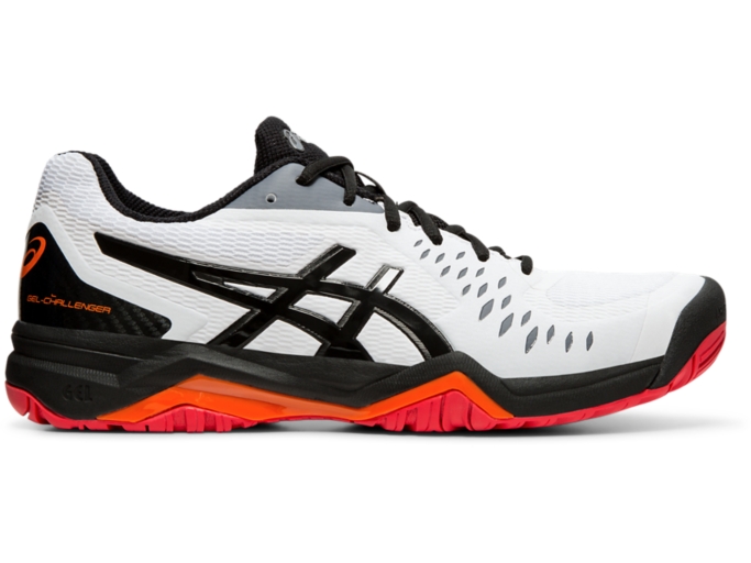 Asics men's gel challenger 12 tennis discount shoes - black/silver