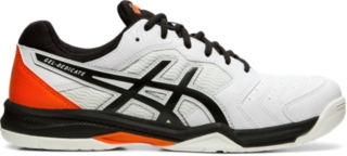 asics black tennis shoes